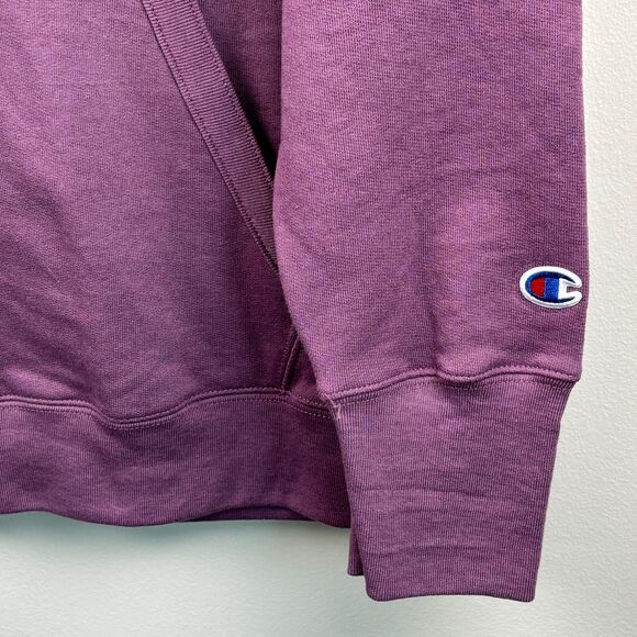 NWT Champion Hoodie Womens 1X Purple Pullover Sweatshirt Power Blend new hood - Picture 6 of 12